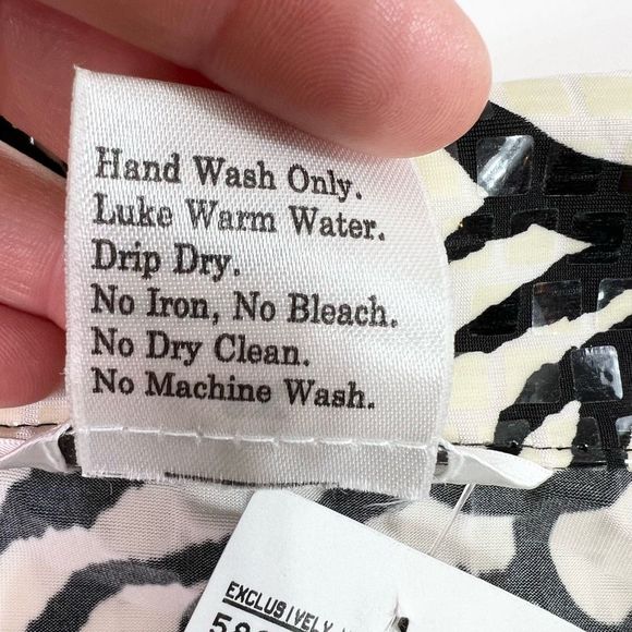 Exclusively Misook Zip Up Jacket Womens 3X Black & White Geometric Print NWT - Picture 8 of 10